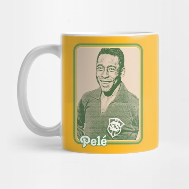 Pelé // Retro Soccer Fan Gift Design by DankFutura